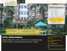 Tablet Screenshot of hotelsonarbangla.com